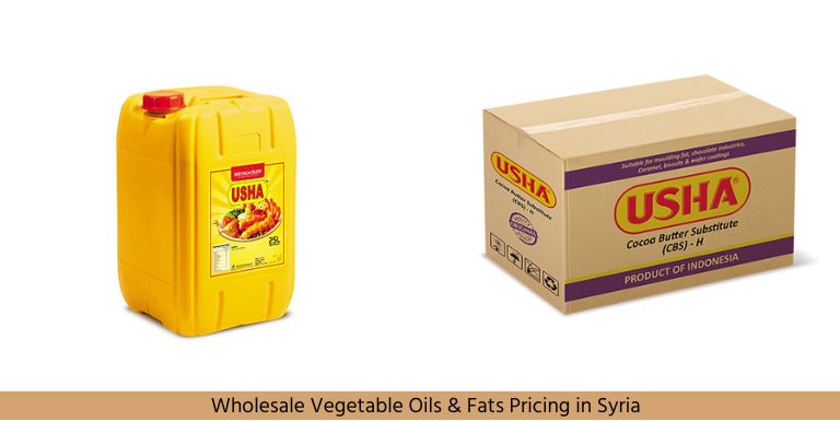 Wholesale Vegetable Oils Fats Pricing Syria